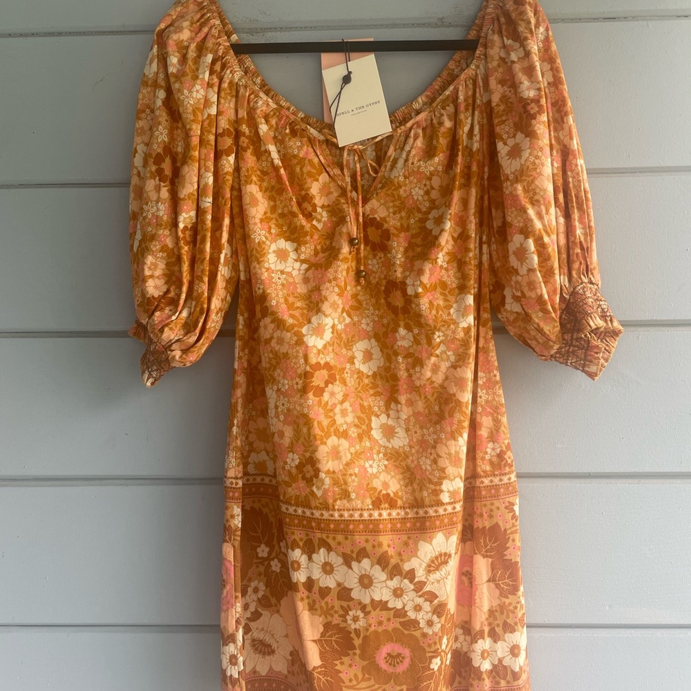 Peach Anne Tunic Dress Small NWT